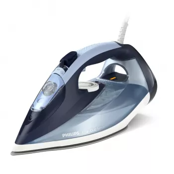 Σίδερο ατμού Philips DST7020/20 — 2800 W, πλάκα SteamGlide Plus, 50 g/min συνεχής ατμός, 250 g/min έκρηξη ατμού, 0,3 l δεξαμενή νερού, μπλε