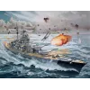 Μοντέλο πολεμικού πλοίου Revell Bismarck κιτ 1:350