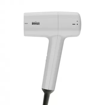 Στεγνωτήρας μαλλιών BRAUN HD1.55 — 1800 W, 2 βαθμίδες θέρμανσης, Cool shot, καλώδιο 1,8 m, λευκό