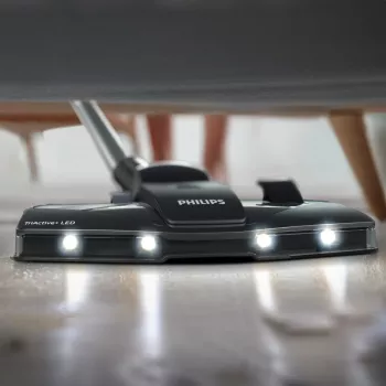 Ηλεκτρική σκούπα δαπέδου Philips XD6142/12 — 900 W, σακούλα 4 L, φίλτρο HEPA, μαύρη