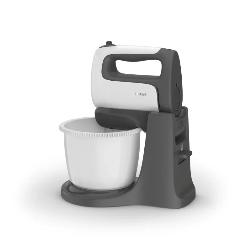 Tefal PrepMix+ HT464138 Μίξερ χειρός με βάση μπολ 500 W γκρι/λευκό