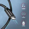 Καλώδιο USB-C σε USB-C AXAGON BUCM4X-CM05AB — USB4 Gen 3x2, 40 Gbit/s, 240 W, 0,5 m, μαύρο