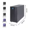 UPS Qoltec 53044 Online Διπλής μετατροπής 10 kVA 8000 W