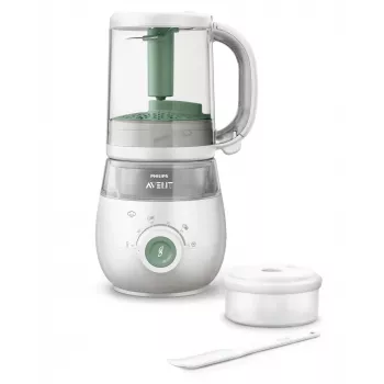 Philips AVENT Premium SCF885 4-in-1 Ατμομάγειρας και μπλέντερ, 0,24 L, 1 L, Πράσινο, Λευκό, Κίνα, 70 m, 0,7 m