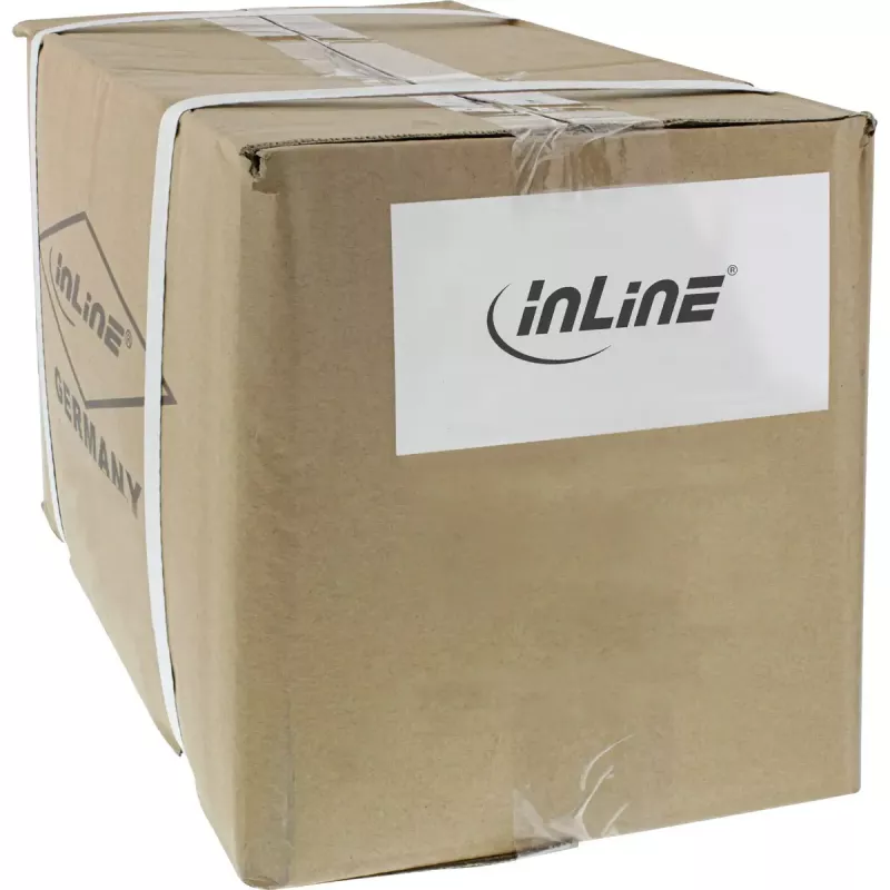InLine B-76802B Cat6A S/FTP (PiMF) καλώδιο patch χωρίς αλογόνα, 2 m, μπλε, συσκευασία 40 τεμ.
