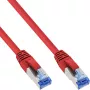 InLine B-76802R Cat6A S/FTP (PiMF) καλώδιο patch χωρίς αλογόνα, 2 m, κόκκινο, συσκευασία 40 τεμ.