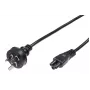 Microconnect PE010818AUSTRALIA καλώδιο τροφοδοσίας μαύρο 1,8 m βύσμα τύπου I υποδοχή C5