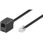 Microconnect MPK103FB τηλεφωνικό καλώδιο 3 m μαύρο