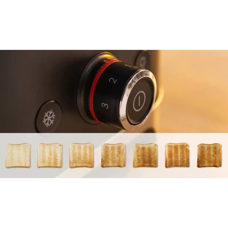 Bosch TAT4M223 τοστιέρα 4 2 φέτες 950 W μαύρο, ανοξείδωτο ατσάλι