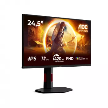 AOC G4 25G4KUR Οθόνη Υπολογιστή 62,2 cm (24,5 inch) 1920 x 1080 Pixel Full HD LED Μαύρο, Κόκκινο