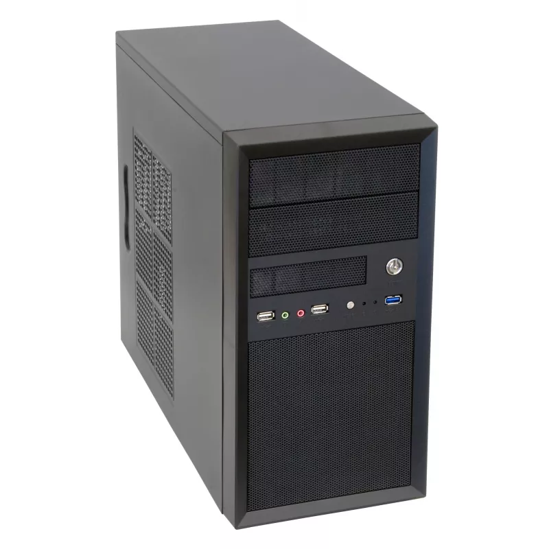 Chieftec CT-01B-OP Κουτί υπολογιστή Mini Tower Μαύρο
