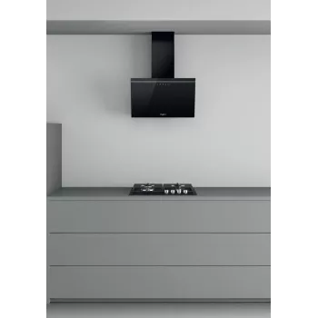 Whirlpool AKR 62F LT K Επιτοίχια Μαύρο 650 m³/h