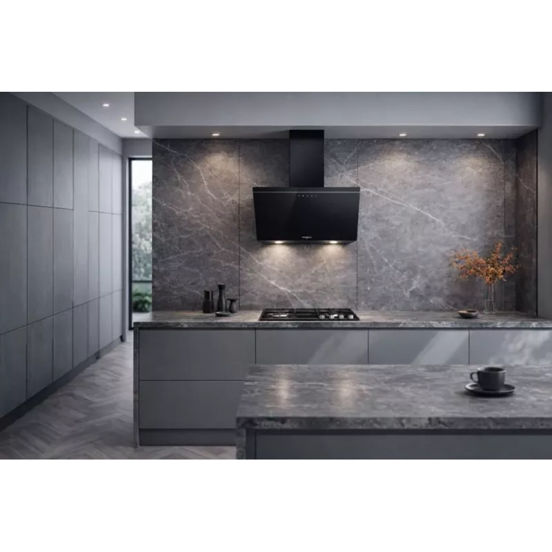 Whirlpool AKR 62F LT K Επιτοίχια Μαύρο 650 m³/h