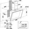 Whirlpool AKR 62F LT K Επιτοίχια Μαύρο 650 m³/h