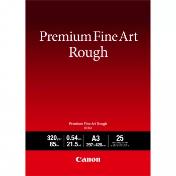 Canon FA-RG1 Premium Fine Art Rough Χαρτί, A3, 25 φύλλα, 320 g/m², A3, 25 φύλλα, 540 µm