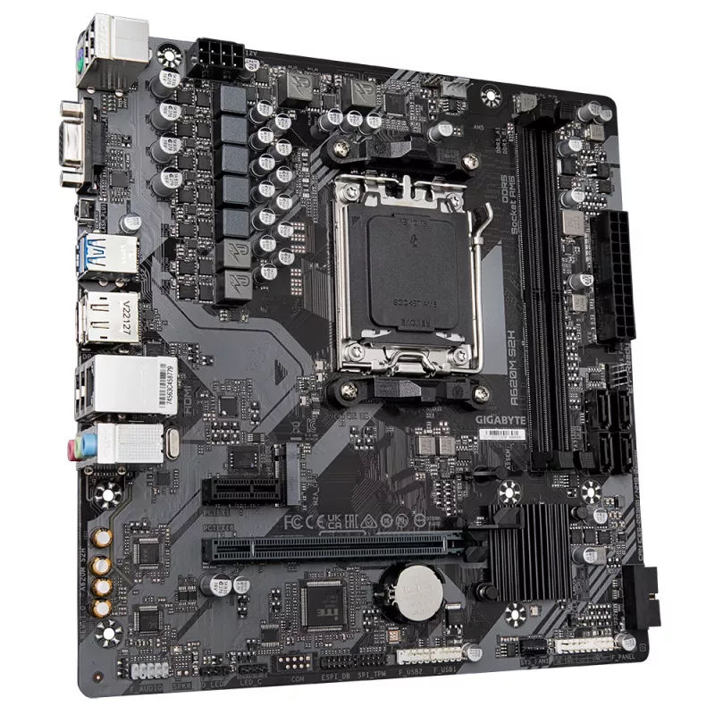 GIGABYTE A620M S2H Μητρική, A620, AM5, Micro ATX