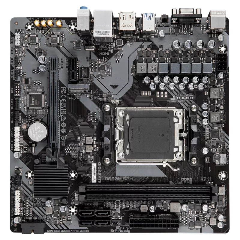 GIGABYTE A620M S2H Μητρική, A620, AM5, Micro ATX