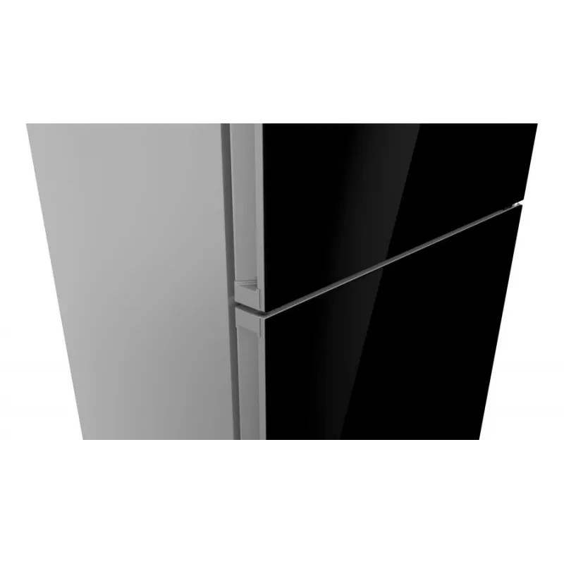 Bosch Serie 6 KGN49LBCF Ψυγειοκαταψύκτης Ελεύθερης τοποθέτησης 440 L Μαύρο
