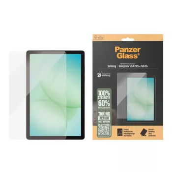 Σκληρυμένη Προστασία Οθόνης PanzerGlass για Samsung Galaxy Tab A11+ / Tab A9+ — Ultra-Wide Fit, PET, διαφανές