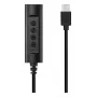 Sandberg Headset USB-C Controller, 1,5 m, χειριστήριο, 25 g, μαύρο