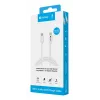 Sandberg καλώδιο φόρτισης USB-C>MicroUSB 1m, 1 m, USB C, Micro-USB B, λευκό