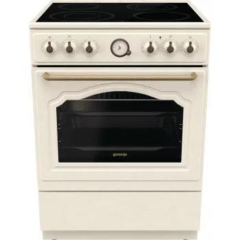 Gorenje GECS6B70CLI ελεύθερη κουζίνα με κεραμική εστία μπεζ