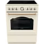 Gorenje GECS6B70CLI ελεύθερη κουζίνα με κεραμική εστία μπεζ