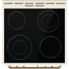 Gorenje GECS6B70CLI ελεύθερη κουζίνα με κεραμική εστία μπεζ