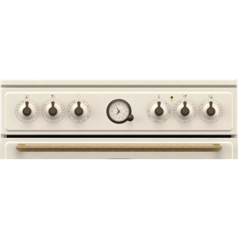 Gorenje GECS6B70CLI ελεύθερη κουζίνα με κεραμική εστία μπεζ