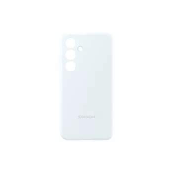 Θήκη σιλικόνης smartphone Samsung Galaxy S24 – Λευκό, για οθόνες 6,2 ιντσών