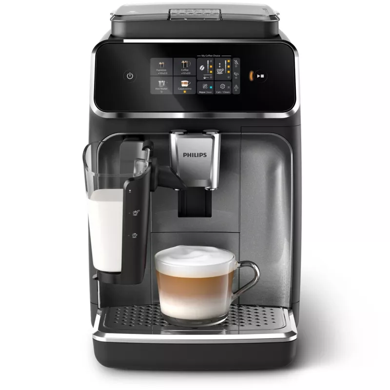 Philips Series 2300 EP2339/40 LatteGo Αυτόματη Καφετιέρα, Black Panthera/Chrome