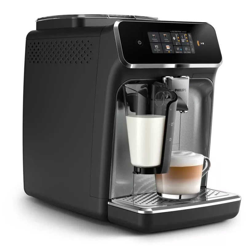 Philips Series 2300 EP2339/40 LatteGo Αυτόματη Καφετιέρα, Black Panthera/Chrome