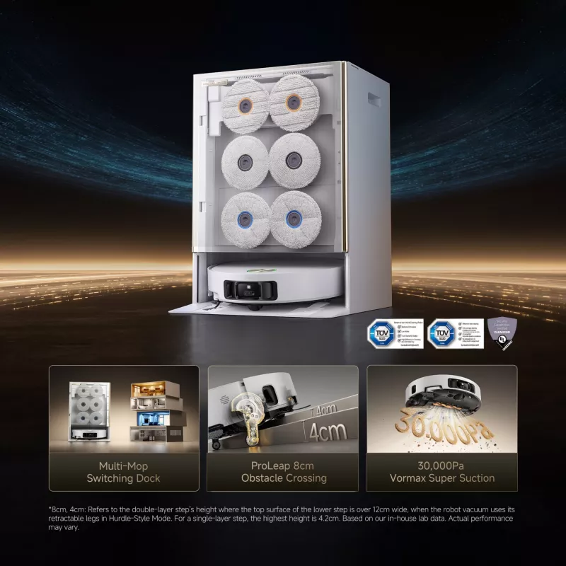 Ρομποτική σκούπα Dreame Matrix 10 Ultra λευκή