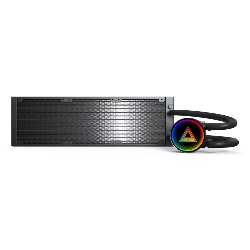 Montech LightFlow ARGB 360 επεξεργαστής All-in-One υγρόψυκτη 12 cm μαύρο 1 τεμ.