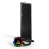 Montech LightFlow ARGB 360 επεξεργαστής All-in-One υγρόψυκτη 12 cm μαύρο 1 τεμ.