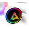 Montech LightFlow ARGB 360 επεξεργαστής All-in-One υγρόψυκτη 12 cm μαύρο 1 τεμ.
