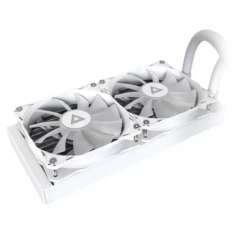 Montech LightFlow ARGB 360 επεξεργαστής All-in-One υδρόψυξη 12 cm λευκό 1 τεμ.