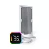 Montech HyperFlow Digital 240 υδρόψυξη επεξεργαστή all-in-one 12 cm λευκό 1 τεμ.