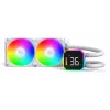Montech HyperFlow Digital 240 υδρόψυξη επεξεργαστή all-in-one 12 cm λευκό 1 τεμ.