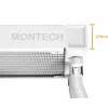Montech HyperFlow Digital 240 υδρόψυξη επεξεργαστή all-in-one 12 cm λευκό 1 τεμ.