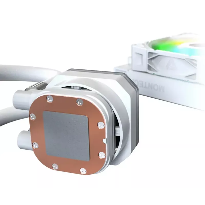 Montech HyperFlow Digital 240 υδρόψυξη επεξεργαστή all-in-one 12 cm μαύρο 1 τεμ.