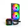 Montech HyperFlow Digital 240 υδρόψυξη επεξεργαστή all-in-one 12 cm μαύρο 1 τεμ.