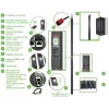 APC APDU9981EU3 Μονάδα διανομής ρεύματος (PDU) 24 έξοδοι AC 0U μαύρο
