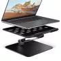 Βάση laptop & tablet AXAGON STND-LQB για 10 inch–17,3 inch, αλουμίνιο, μαύρη, ρυθμιζόμενο ύψος 0–20,5 cm και κλίση 0–180°