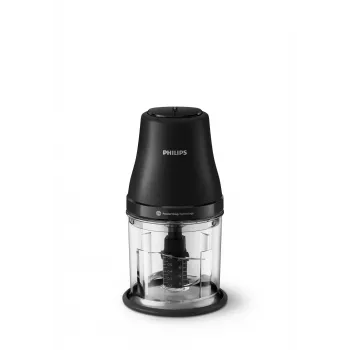 Ηλεκτρικός κόφτης Philips HR1501/00 1 L 450 W Μαύρο 5000 U/min Πλαστικό δοχείο Λεπίδα ανοξείδωτου χάλυβα 220-240V 50-60Hz