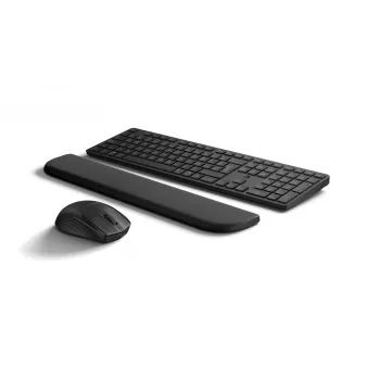 Σετ πληκτρολογίου και ποντικιού HP Multi-Device USB/Bluetooth PR585C με στηρίγμα καρπού, μαύρο, ποντίκι περιλαμβάνεται