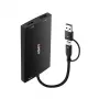 Lindy 43430 Καλώδιο βίντεο-αντάπτορας 0,11 m USB Type-C 2 x HDMI Μαύρο