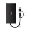 Lindy 43430 Καλώδιο βίντεο-αντάπτορας 0,11 m USB Type-C 2 x HDMI Μαύρο