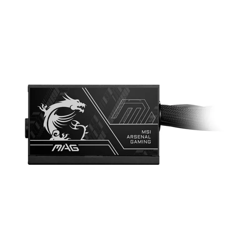 Τροφοδοτικό MSI MAG A650BN PCIE5 II 650W 20+4 pin ATX 80 PLUS Bronze Μαύρο
