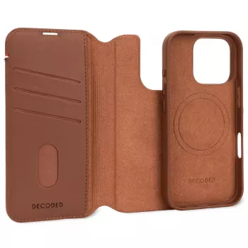 Wallet Case Decoded iPhone 16 Pro Max Καφέ 3 θήκες καρτών
